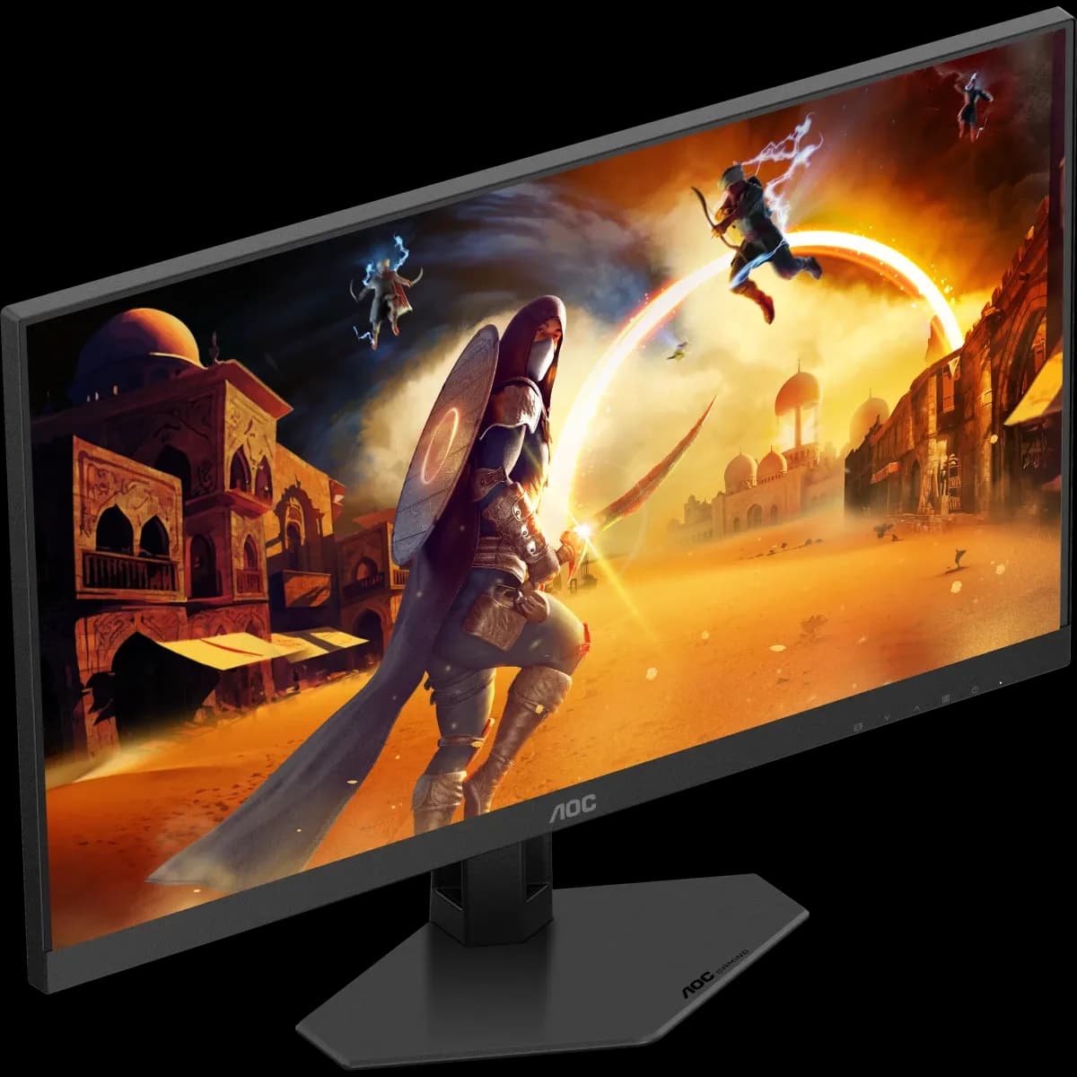Монитор LCD 27" AOC 27G4HRE, Fast IPS, Black, 1920x1080, 200Hz, 80M:1, 300cd/m2, 178/178, 0,5ms, Tilt, G-SYNC Compatible, HDR 10, регулировка по наклону, динамики 2x2W, 2xHDMI и DP1.4, выход на наушники (HDMI, DP в комплекте)