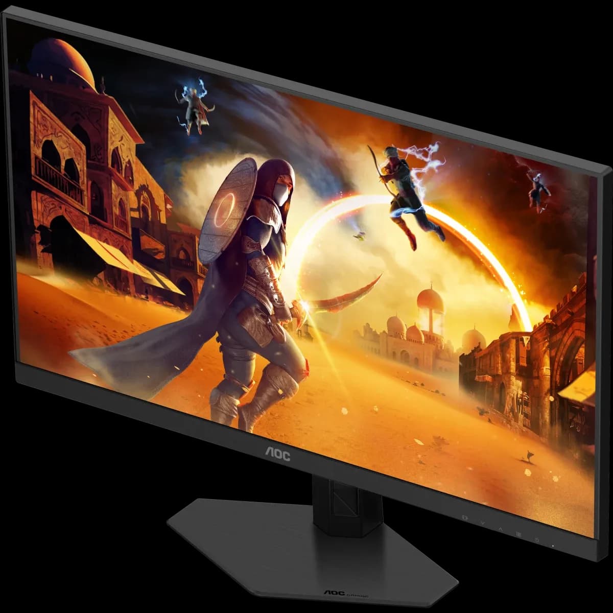 Монитор LCD 27" AOC 27G4HRE, Fast IPS, Black, 1920x1080, 200Hz, 80M:1, 300cd/m2, 178/178, 0,5ms, Tilt, G-SYNC Compatible, HDR 10, регулировка по наклону, динамики 2x2W, 2xHDMI и DP1.4, выход на наушники (HDMI, DP в комплекте)