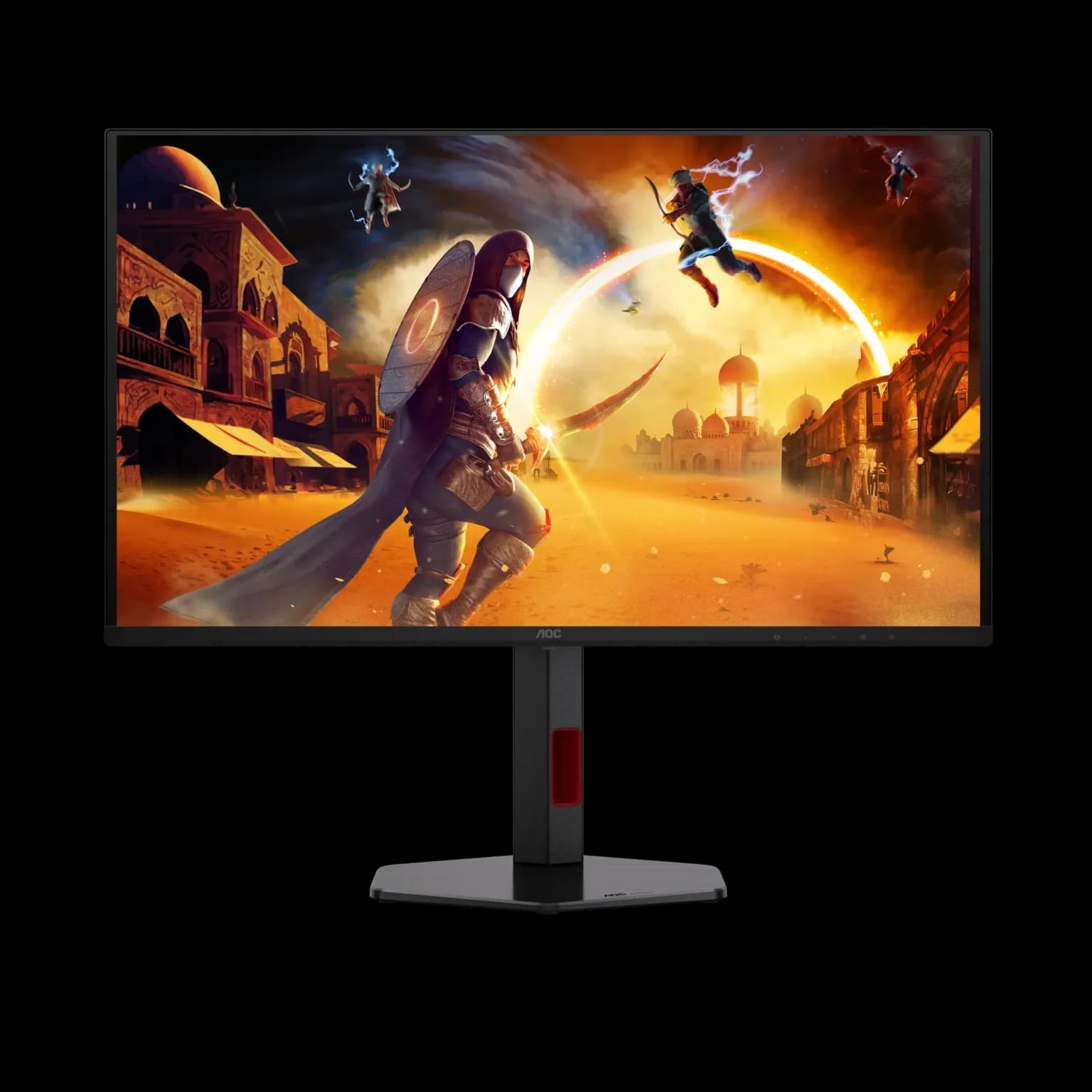 Монитор LCD 27" AOC Q27G4ZDR, QuantumDot OLED, Black, 2560x1440, 1.50M:1, 400cd/m2, 178/178, 0.03ms, 240Hz, HDR10, 10-bit / DCI-P3+, Color Table, AdaptiveSync with G-Sync, FreeSync, 2xHDMI 2.0, DP 1.4, USB Hub (3xUSB), Ergonomic Stand, G menu
