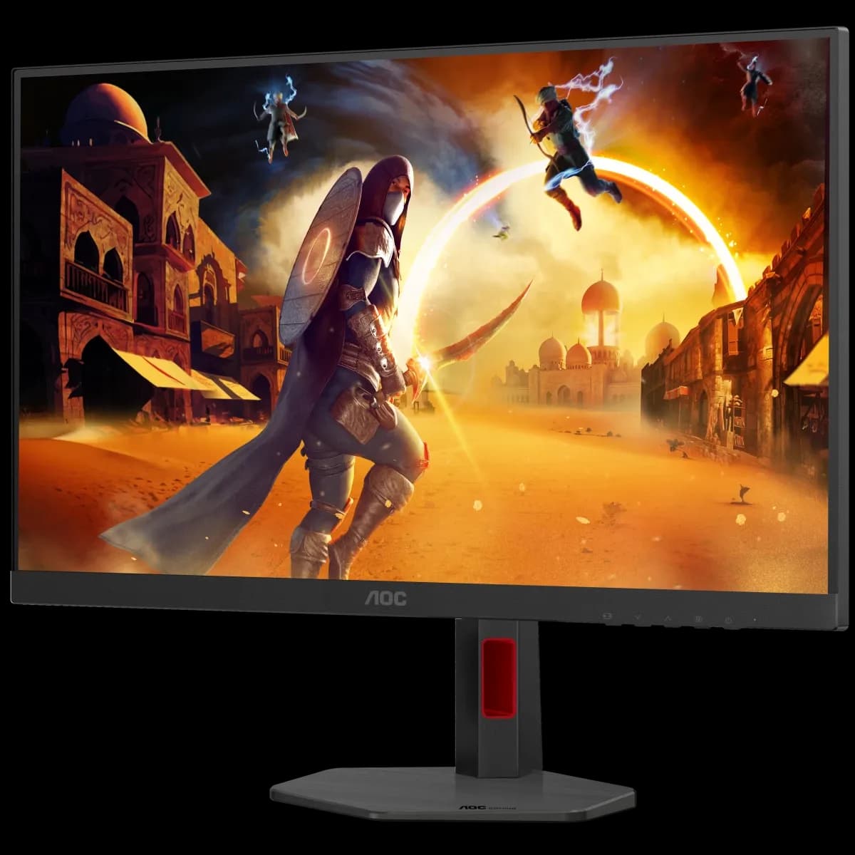 Монитор LCD 27" AOC Q27G4ZR, Fast IPS, Black, 2560x1440, 80M:1, 400cd/m2, 260Hz (OC, 240Hz Native), 178/178, 1ms, 2xHDMI, DP, Наушники, Колонки 2x2W