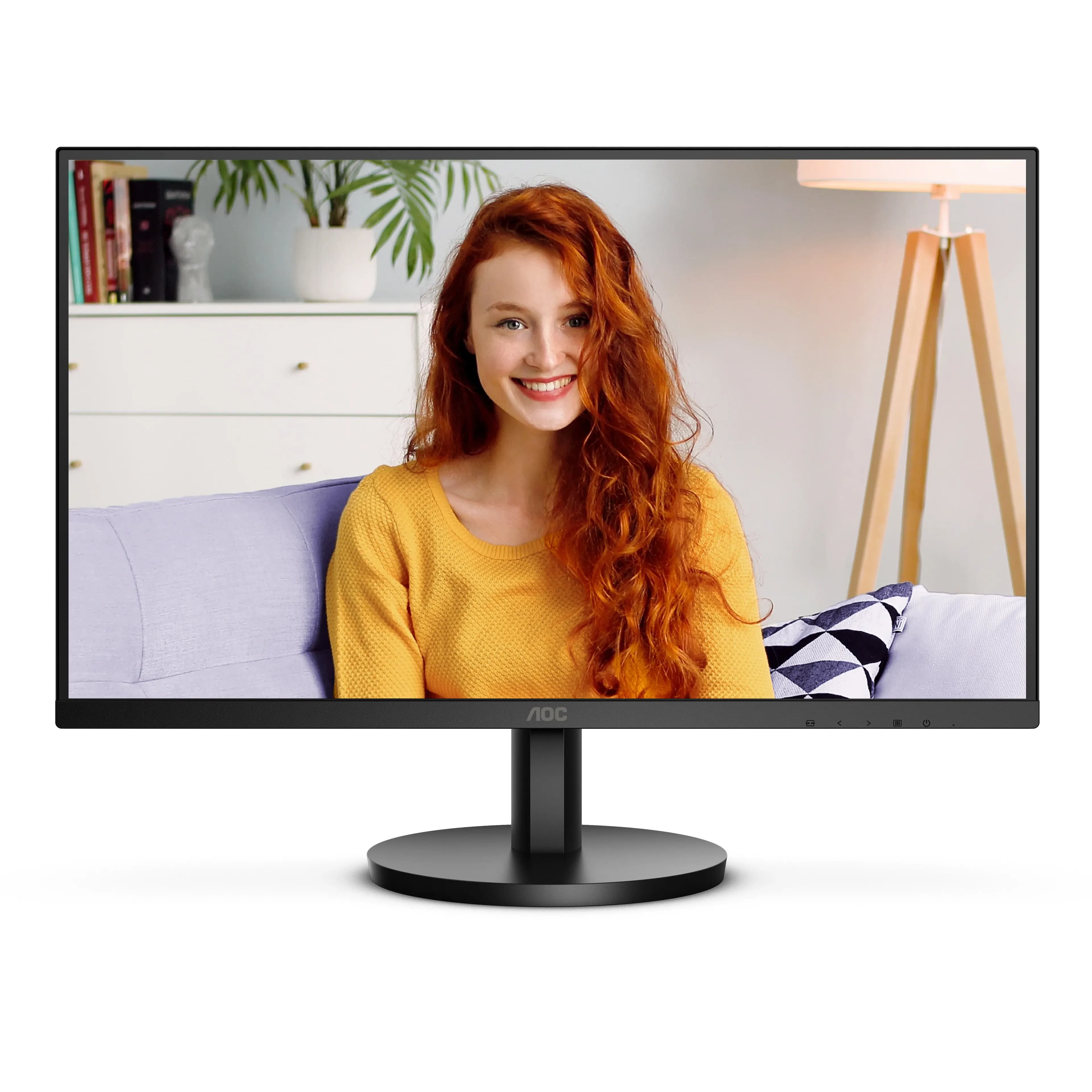 Монитор LCD 27" AOC U27B3A, 4K, IPS, Black, 3840x2160, 20M:1, 350cd/m2, 178/178, 4ms, 60Hz, 2xHDMI, DP, Headphone out, Speakers 2x2W