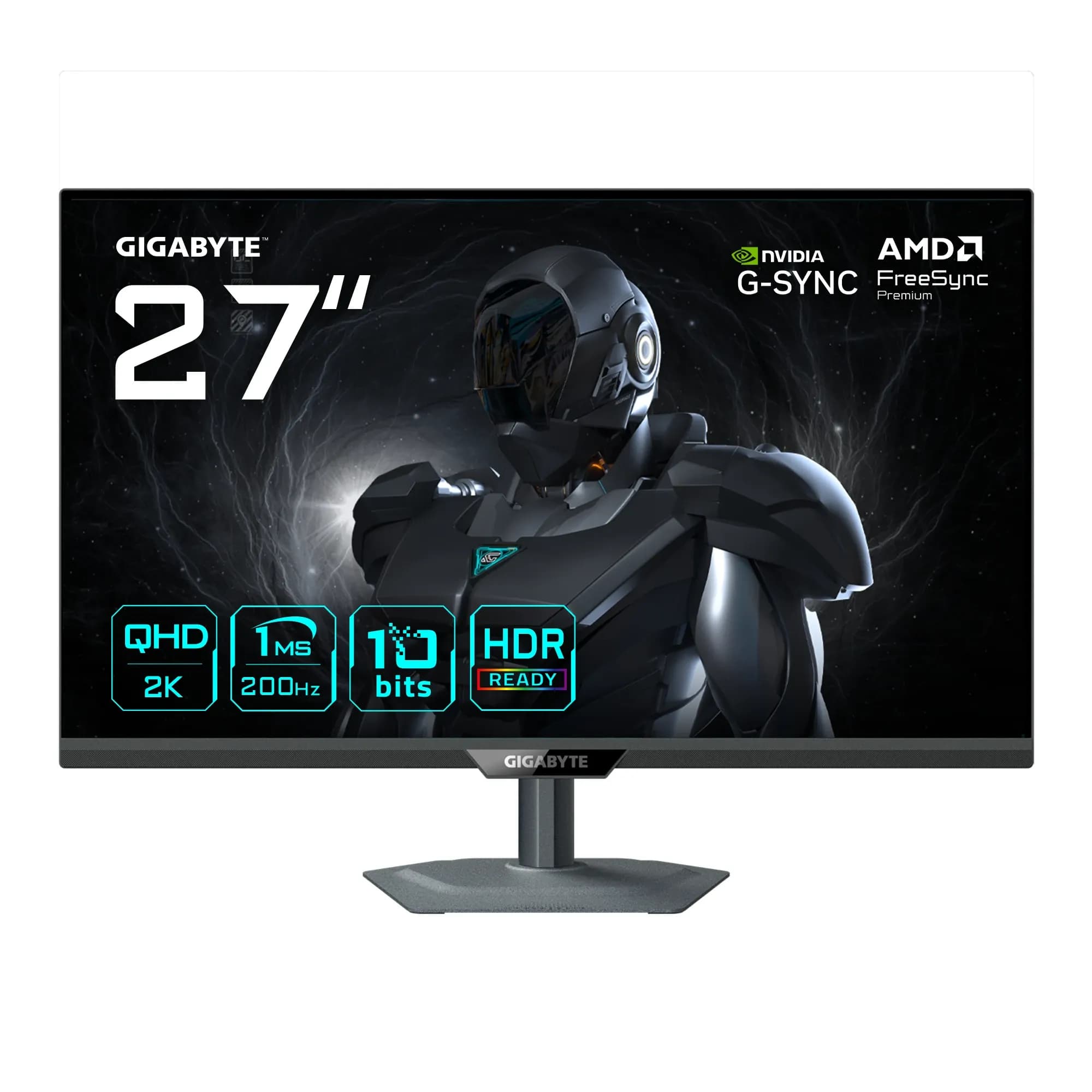 Монитор LCD 27" Gigabyte G27Q2, IPS, Black, 2560x1440, 1000:1, 350cd/m2, 200Hz (OC 210HZ), 178/178, 0.5ms, 2xHDMI, DP, USB2.0, USB-C, Headphone-Out
