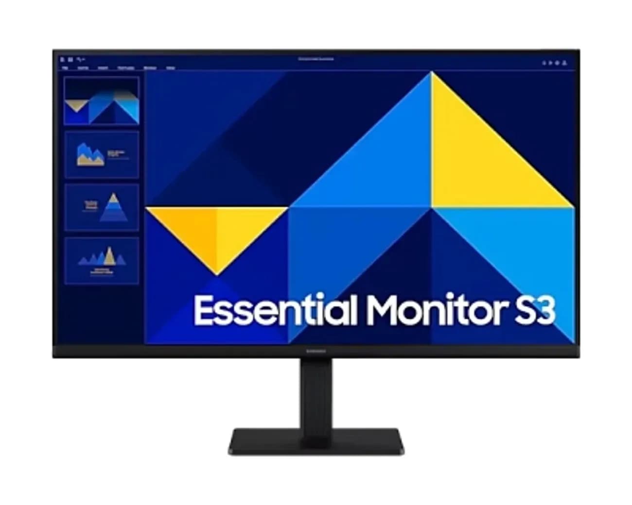 Монитор LCD 27" Samsung LS27D300GAIXCI, Essential S3, Black, IPS, 1920x1080, 3000:1 (Mega), 250cd/m2, 100Hz, 178/178, 5ms, VGA, HDMI