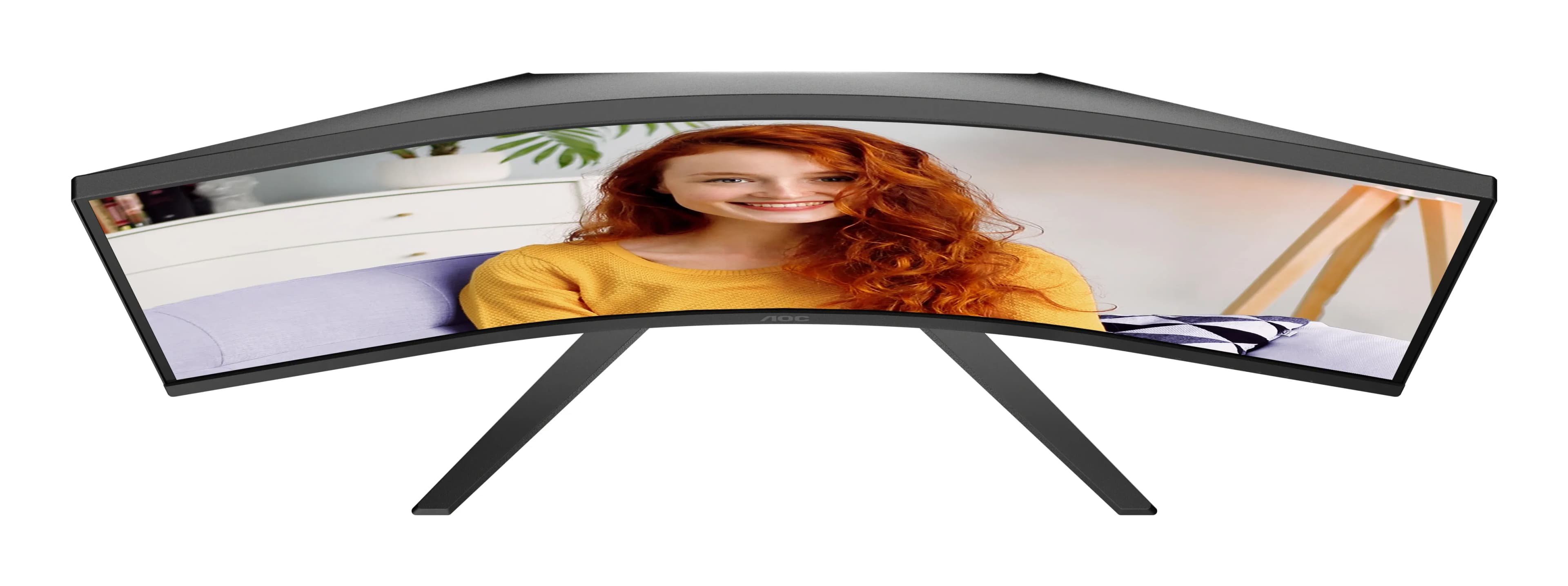 Монитор LCD 34" AOC CU34B3E, VA, Black, Curved, 3440x1440, 50M:1, 300cd/m2, 178/178, 1ms, 120Hz, HDMI, DP, Выход на наушники