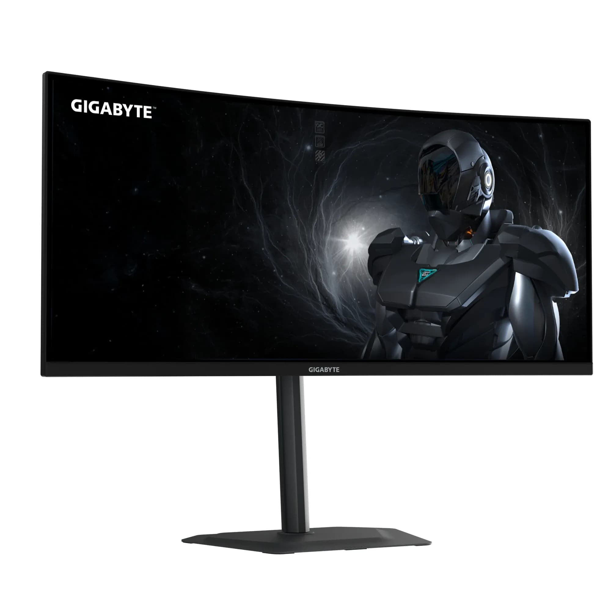 Монитор LCD 34" Gigabyte G34WQC2, VA, Curved, Black, Curved, 3440x1440, 4000:1, 450cd/m2, 200Hz, 178/178, 1ms, 2xHDMI, 2xDP, Headphone-Out, Speakers 2x2W