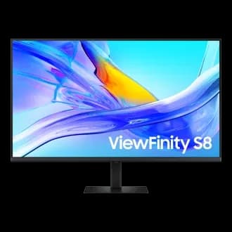 Монитор LCD 37" Samsung LS37D802UAIXCI, ViewFinity S8, Black, VA, 3840x2160, 60Hz, 3000:1 (Mega DCR), 350 кд/м2, 5ms, DP, HDMI, выход на наушники, 3xUSB, USB-C, LAN