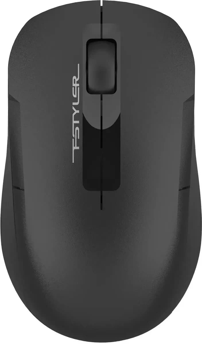 Мышь A4Tech Fstyler FG15CS Air2, чёрная, Радиоканал (USB-приёмник)