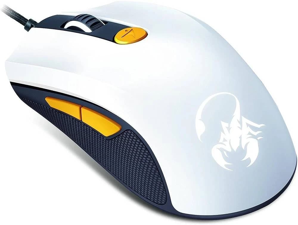 Мышь Genius Scorpion M8-610, бело-оранжевая