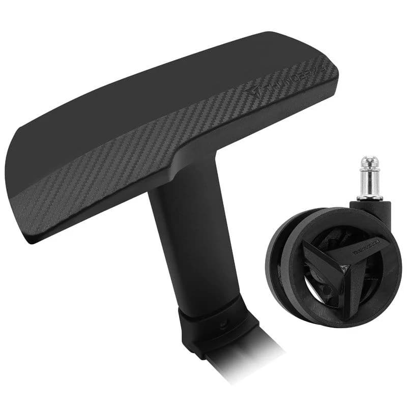 Gaming Chair ThunderX3 TC5 BLACK 3D Armrest 65mm wheels PVC Leather