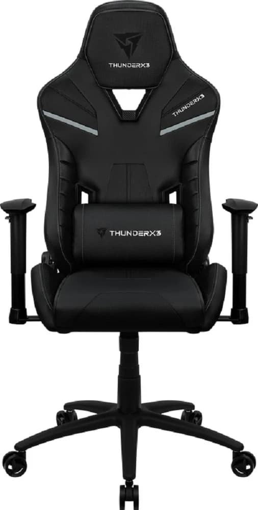 Gaming Chair ThunderX3 TC5 BLACK 3D Armrest 65mm wheels PVC Leather