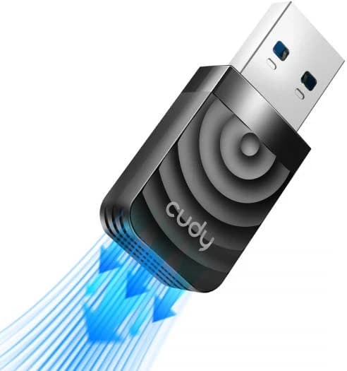 Беспроводной сетевой адаптер Wi-Fi CUDY WU1300S 1300Mbps High Gain Wi-Fi USB 3.0 Adapter, 802.11ac/a/b/g/n, 867Mbps at 5GHz + 400Mbps at 2.4GHz, USB 3.0
