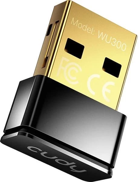 Беспроводной сетевой адаптер Wi-Fi CUDY WU300 AX300 286Mbps Wi-Fi USB Adapter, Mini Size,286Mbps at 2.4GHz, Nano Size, USB 2.0