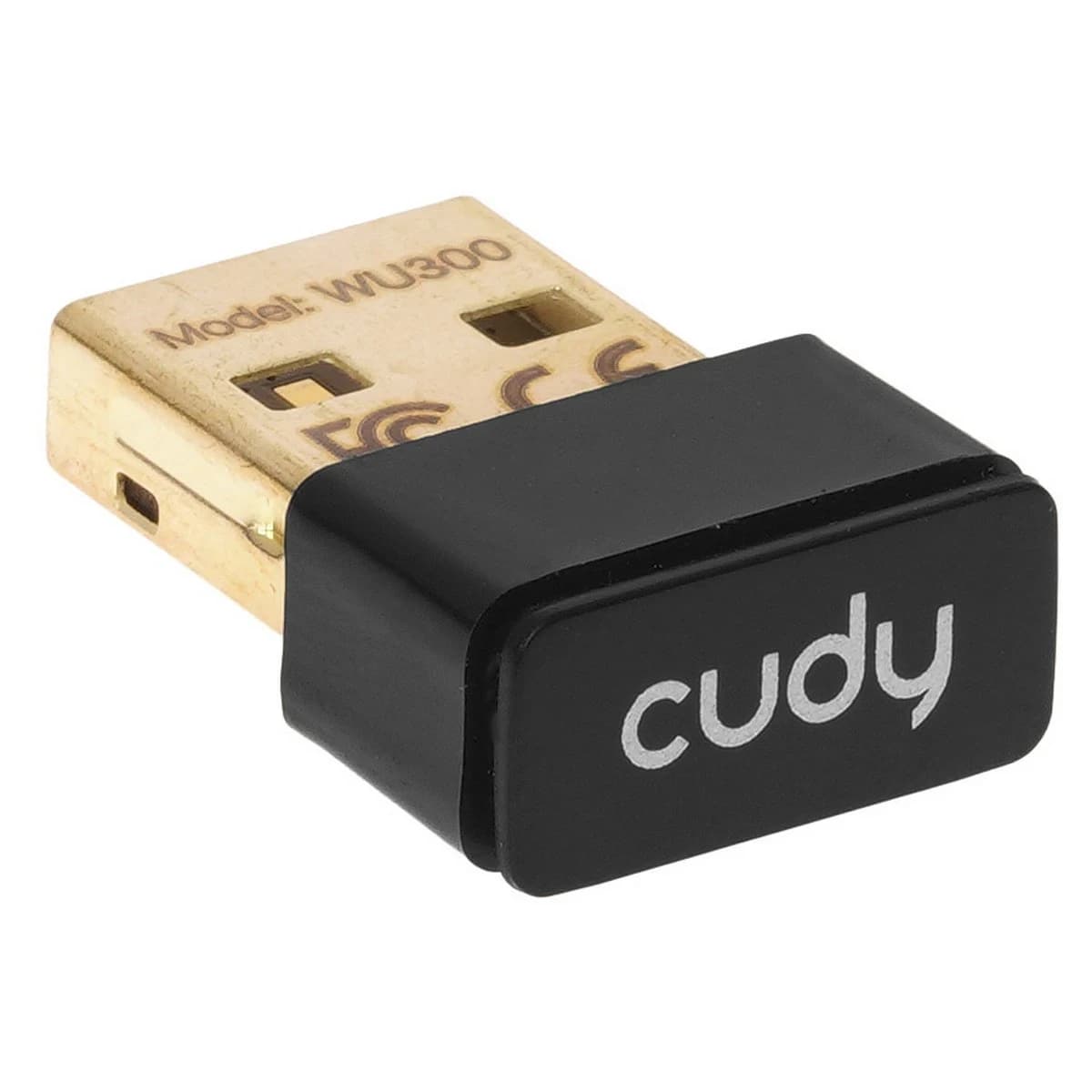 Беспроводной сетевой адаптер Wi-Fi CUDY WU300 AX300 286Mbps Wi-Fi USB Adapter, Mini Size,286Mbps at 2.4GHz, Nano Size, USB 2.0