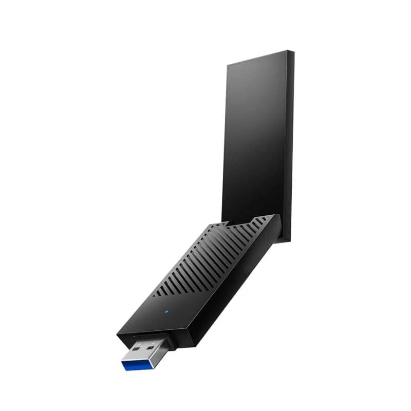 Беспроводной сетевой адаптер Wi-Fi CUDY WU5400 AX5400 Tri-Band Wi-Fi 6 / 6E USB 3.0 Adapter, 802.11ax/ac/a/b/g/n, 2402Mbps at 6GHz, 2402Mbps at 5Ghz, 574Mbps at 2.4GHz, USB 3.0