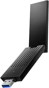 Беспроводной сетевой адаптер Wi-Fi CUDY WU5400 AX5400 Tri-Band Wi-Fi 6 / 6E USB 3.0 Adapter, 802.11ax/ac/a/b/g/n, 2402Mbps at 6GHz, 2402Mbps at 5Ghz, 574Mbps at 2.4GHz, USB 3.0