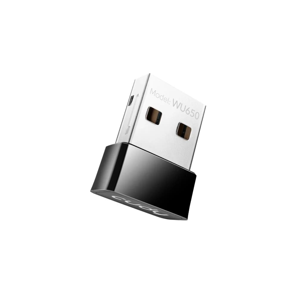 Беспроводной сетевой адаптер Wi-Fi CUDY WU650 650Mbps Wi-Fi USB Adapter, Mini Size, 433Mbps at 5GHz + 200Mbps at 2.4GHz, Nano Size, USB 2.0