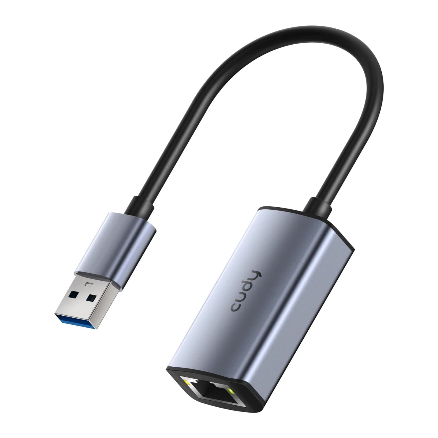 Переходник - сетевой адаптер CUDY UE10A USB-A на RJ45 Gigabit Ethernet, подключение без драйверов, Compatible with Laptop, MacBook, Surface, PC with Windows, XP, Mac/Linux