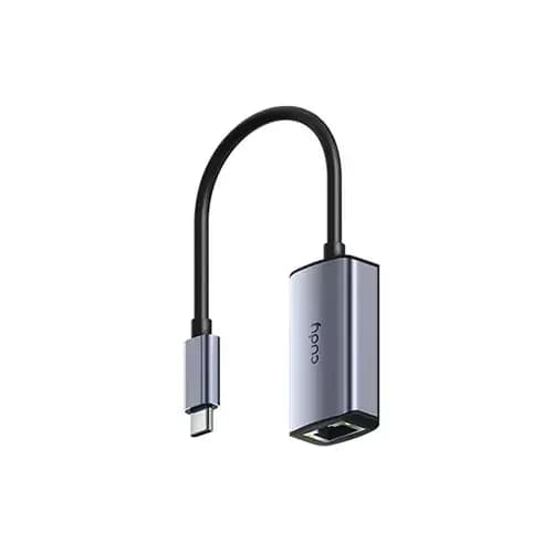Проводной сетевой адаптер CUDY UE10C USB-C to Gigabit Ethernet, Compatible with Laptop, MacBook, Surface, PC with Windows, XP, Mac/Linux