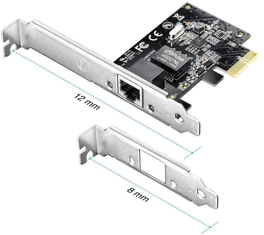 Проводной сетевой адаптер PCI CUDY PE10 Gigabit PCI Express Network Adapter, Realtek Chipset, 10/100/1000Mbps RJ45 port, Auto MDI/MDIX