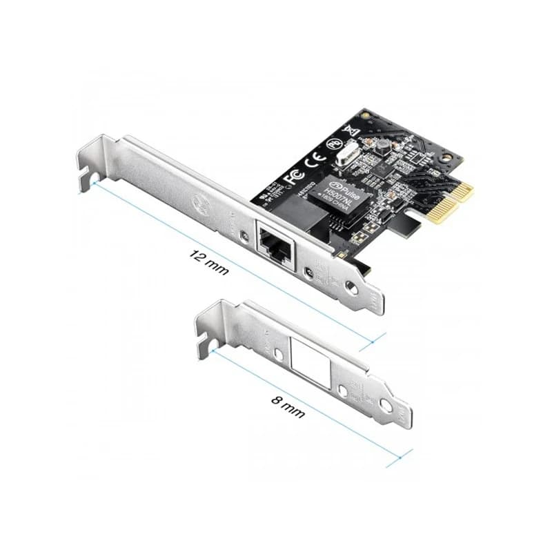 Проводной сетевой адаптер PCI CUDY PE10 Gigabit PCI Express Network Adapter, Realtek Chipset, 10/100/1000Mbps RJ45 port, Auto MDI/MDIX
