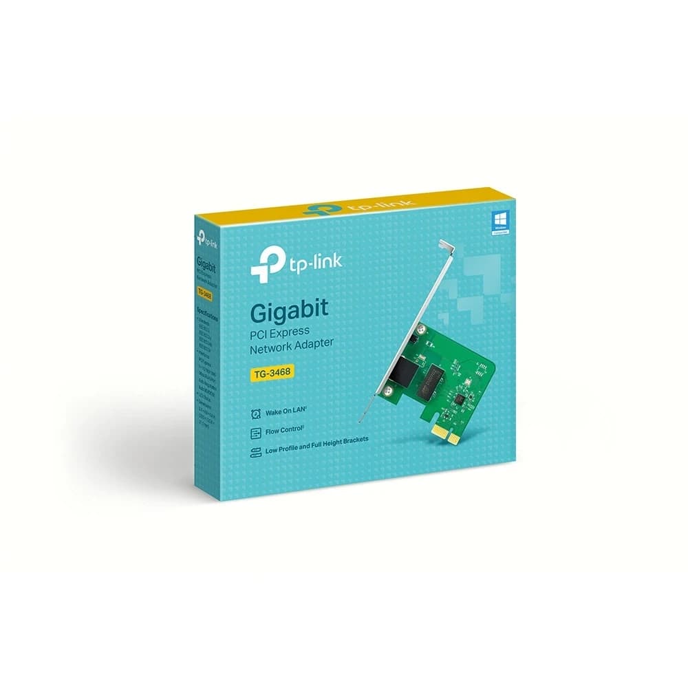 Проводной сетевой адаптер TP-Link TG-3468 10/100/1000 Mbps ,PCI-E1x