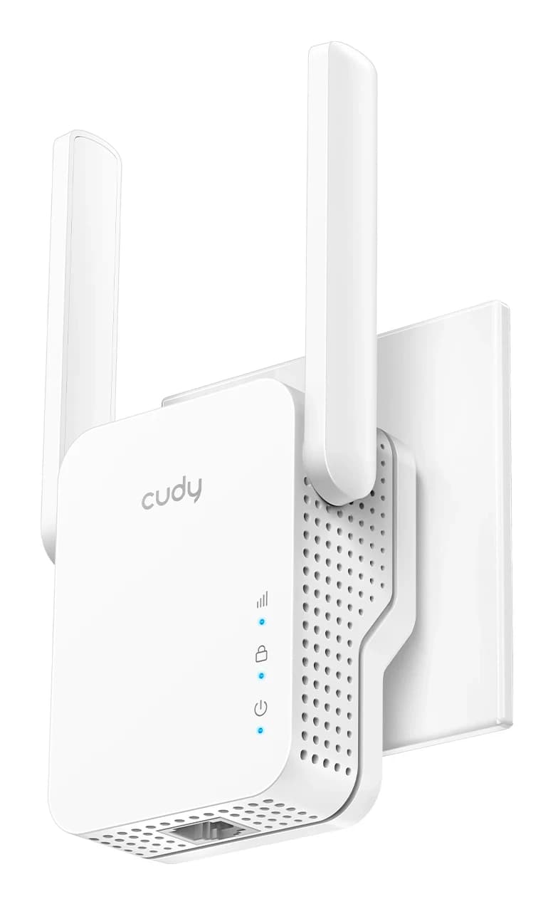 Усилитель Wi-Fi сигнала CUDY RE1500 AC750 Dual-Band 5 ГГц до 1201 Мбит/с 2,4 ГГц до 300 Мбит/с 2 антенны