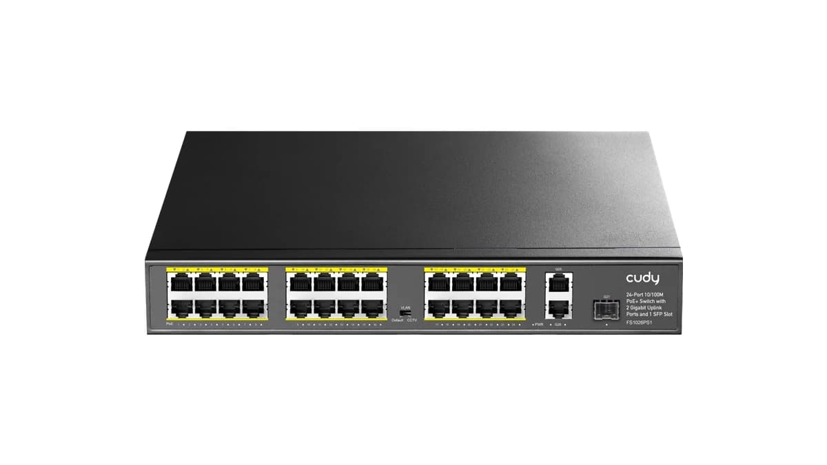 Коммутатор Cudy FS1026PS1 (PoE 300 Вт, 30 Вт на порт)