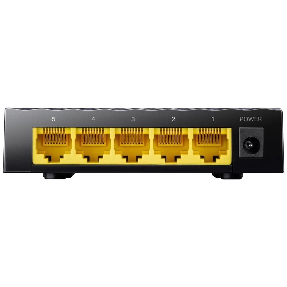 Сетевой коммутатор CUDY GS105D 5-Port Gigabit Desktop Switch, 5 10/100/1000M RJ45 Ports, IGMP Snooping, Loop Detection/Prevention, 802.1p/DSCP QoS, Desktop Plastic Case, Power Saving, Plug and Play, Wall-Mount
