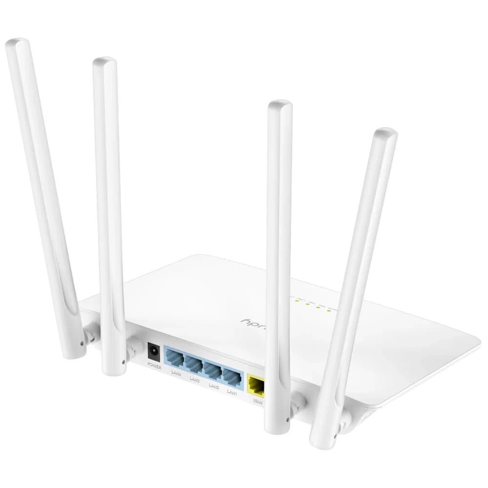 Беспроводной маршрутизатор Wi-Fi CUDY WR1200 AC1200 режимы AP/RE/WISP/Mesh Satellite, Dual-Band, 867Mb/s 5GHz+300Mb/s 2.4GHz, 5xLAN 10/100 Mbp/s, 4 антенны x5dBi, MU-MIMO, IPTV