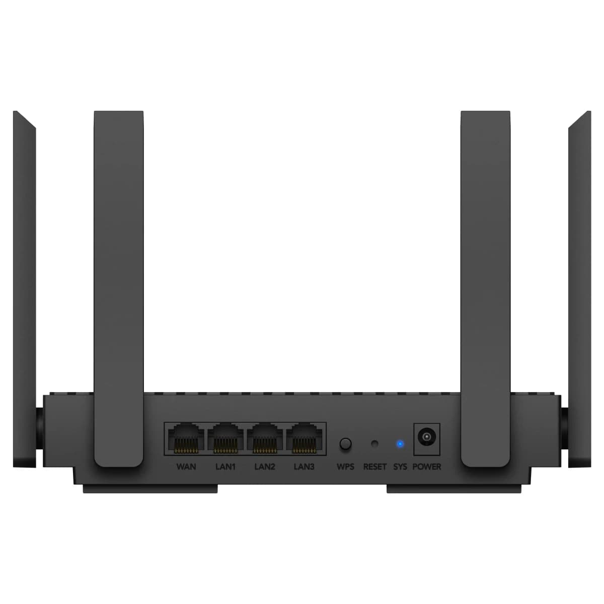 Беспроводной маршрутизатор Wi-Fi CUDY WR1500 AX1500 Gigabit 6 Dual-Band Wi-Fi 6, 1201Mb/s 5GHz+300Mb/s 2.4GHz, 4xLAN 1Gbp/s, 4 антенны x5dBi, OFDMA, MU-MIMO