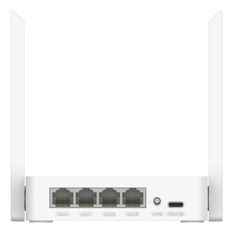 Беспроводной маршрутизатор Wi-Fi CUDY WR300 N300 режимы AP/RE/WISP/Mesh Satellite, 2.4GHz, 4xLAN 10/100 Mbp/s, 2 антенны, 2x2MIMO, IPTV
