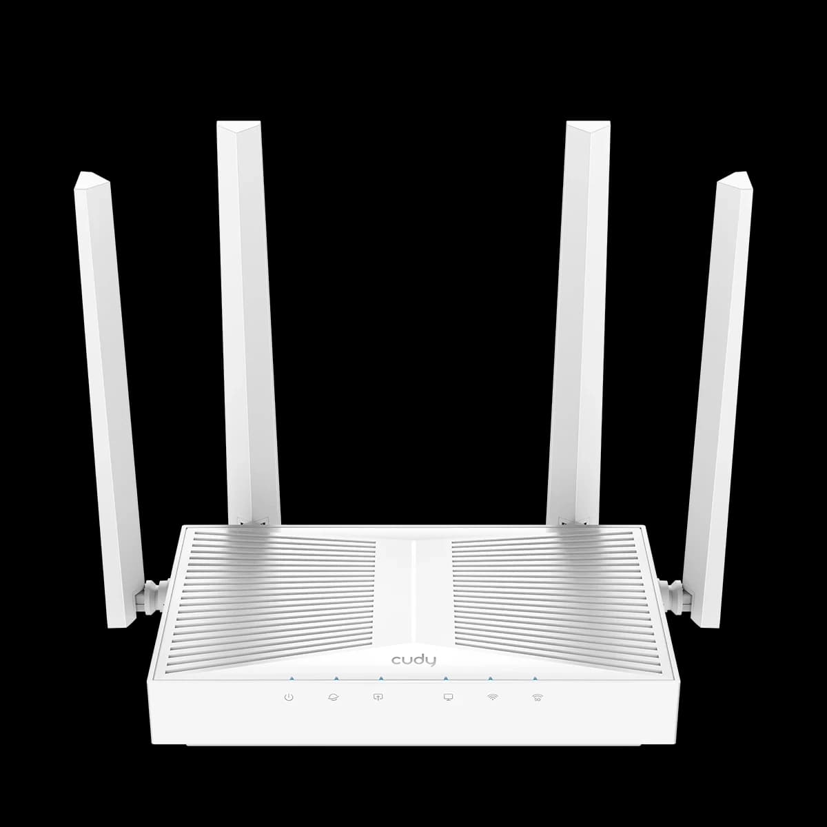Беспроводной маршрутизатор Wi-Fi CUDY WR3000E AX3000 Gigabit Dual Band Wi-Fi 6 Mesh Router, 802.11ax/ac/a/b/g/n, 2402Mbps at 5GHz + 574Mbps at 2.4GHz, 5 x 10/100/1000Mbps Ports, 4 x 5dBi anten.,/AP/ Repeater/WISP Mode, PPTP/L2TP/OpenVPN/WireGuard, MU-MIMO