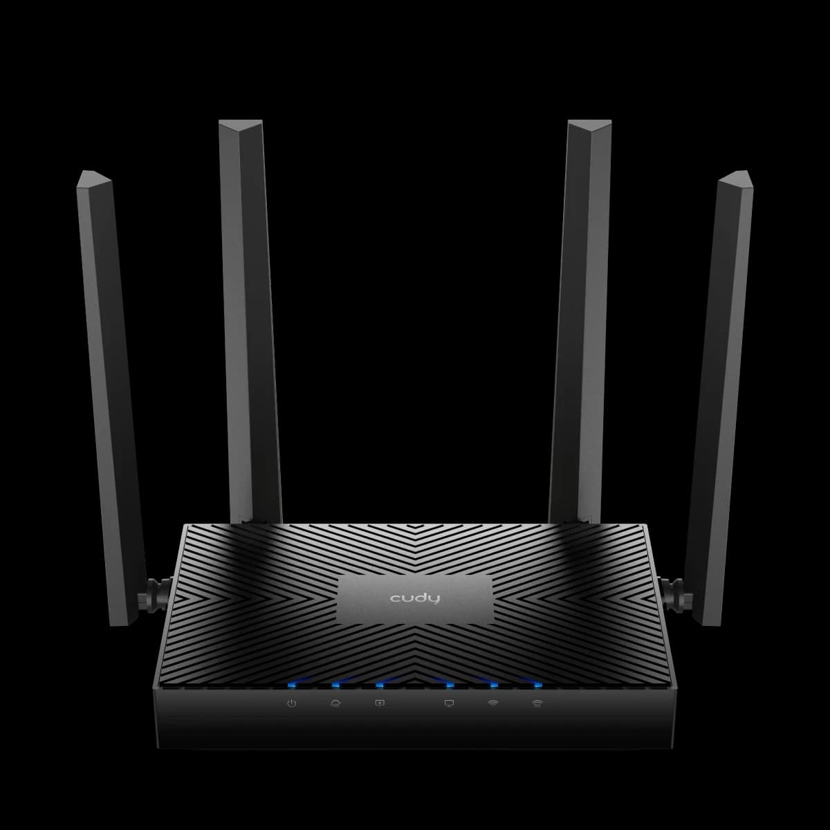 Беспроводной маршрутизатор Wi-Fi CUDY WR3000E AX3000 Gigabit Dual Band Wi-Fi 6 Mesh Router, 802.11ax/ac/a/b/g/n, 2402Mbps at 5GHz + 574Mbps at 2.4GHz, 5 x 10/100/1000Mbps Ports, 4 x 5dBi anten.,/AP/ Repeater/WISP Mode, PPTP/L2TP/OpenVPN/WireGuard, MU-MIMO