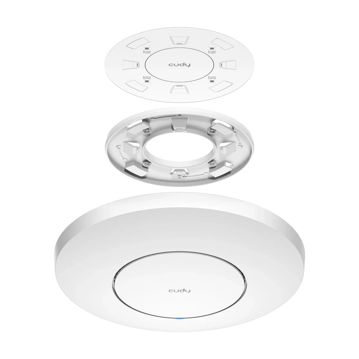 Точка доступа CUDY AP3000 AX3000 Dual-Band, 574MB/s 2.4GHz, 2402Mb/s 5Ghz, 5 antennas, 4-Stream Dual-Band Wi-Fi 5, 1× Shielded GbE PoE In