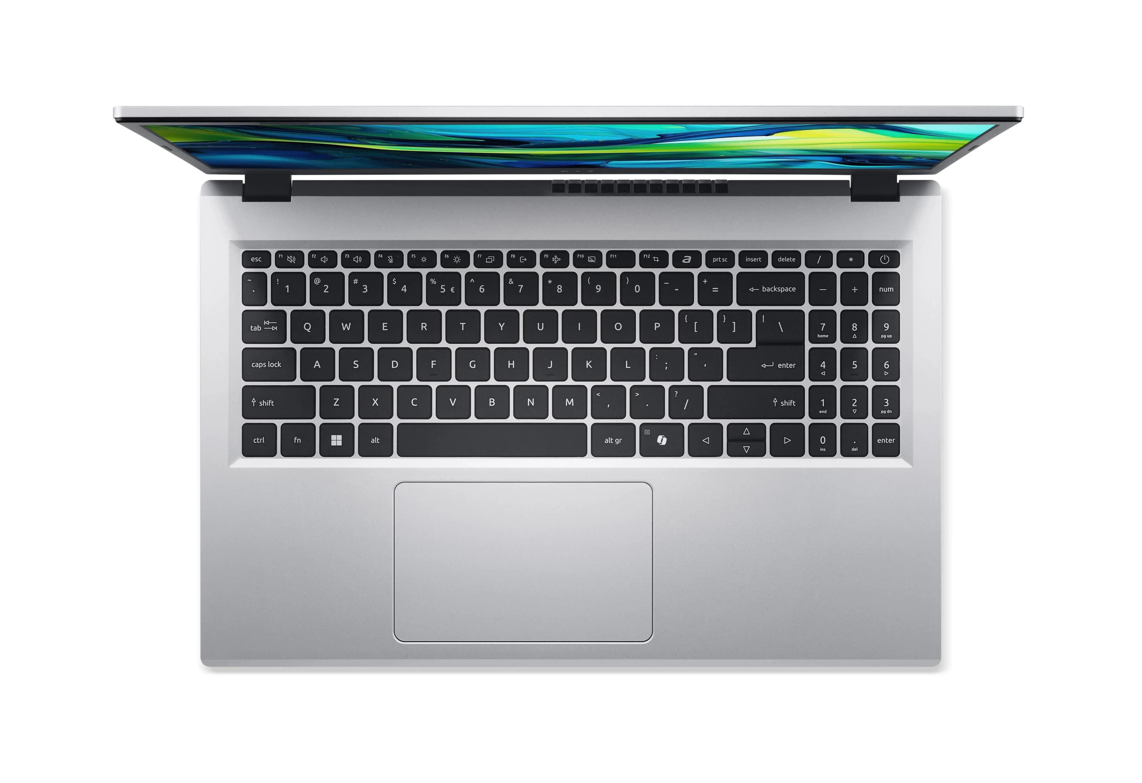 Ноутбук Acer Aspire Go AG15-21PT-R5GQ, AMD Ryzen 5 7520U (up to 4.3Ghz), 8GB LPDDR5, 2TB SSD M.2, 15.3" FHD Touch IPS, AMD RadeonTM 610M, Type-C HDMI WF BT WIN11H, ENG-RUS, серебро [NX.JJJAA.004]