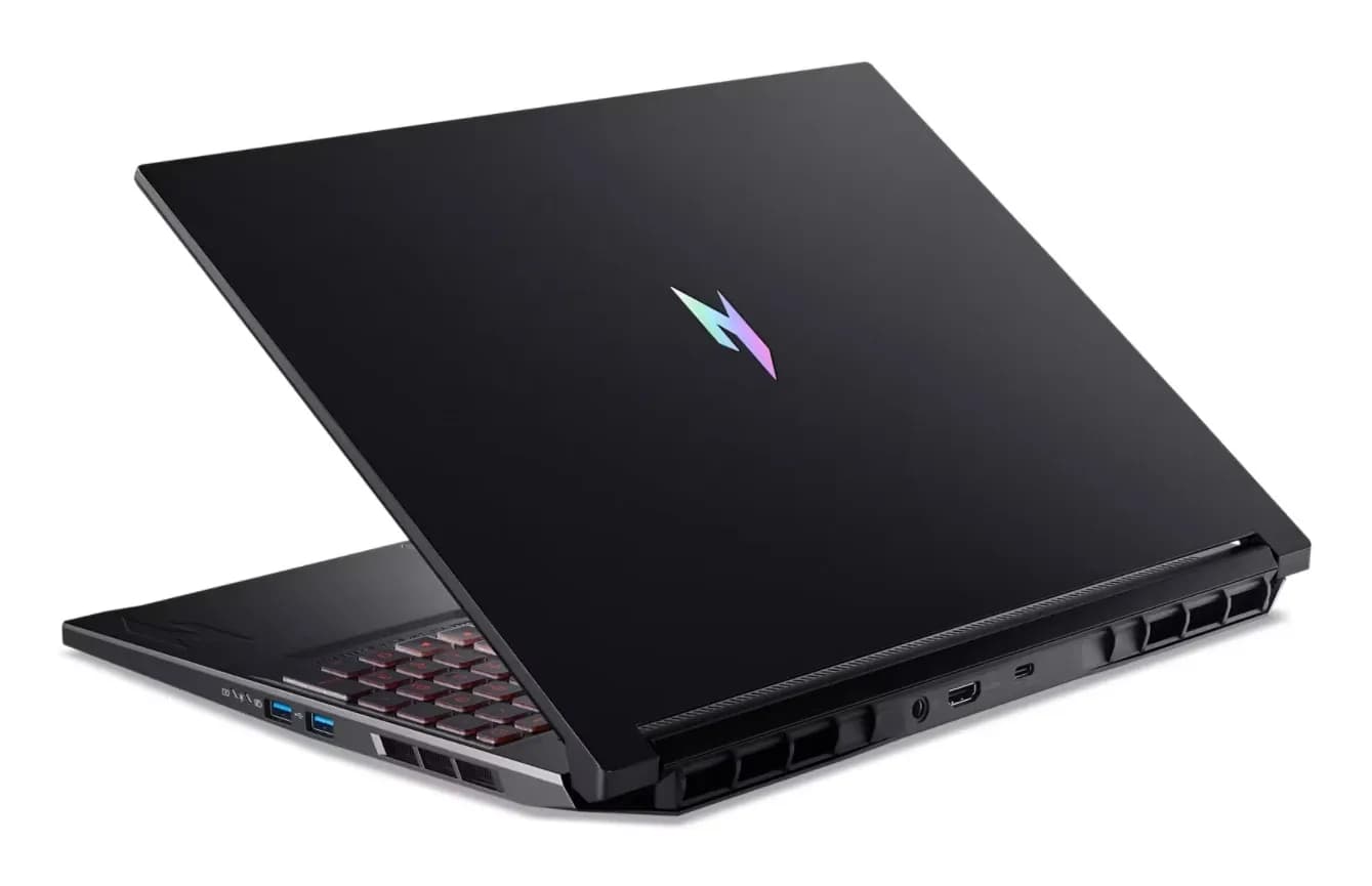 Ноутбук Acer NITRO V 16 ANV16-42-R309 AMD Ryzen 5 240 (up to 5.00GHz), 16GB DDR5, 1TB SSD NVMe, 16" WUXGA IPS 180Hz, RTX 5050 8GB, Type-C, HDMI, Thunderbolt 4.0, LAN, WF, BT, WIN11H, клав.с подсв., ENG-RUS черный [NH.U2NAA.001]