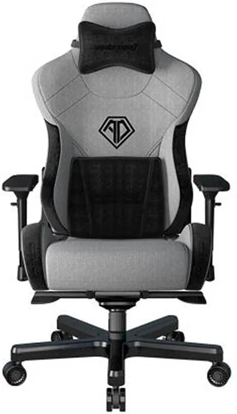 Gaming Chair AD12XLLA-01-GB AndaSeat T-Pro II Premium GRAY&BLACK 4D Armrest 65mm wheels Fabric