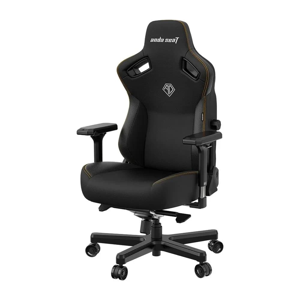 Gaming Chair AD12YDC-L-01-B-PV/C AndaSeat Kaiser 3 L BLACK 4D Armrest 65mm wheels PVC Leather