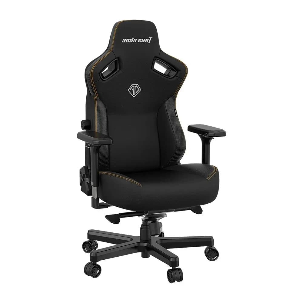 Gaming Chair AD12YDC-L-01-B-PV/C AndaSeat Kaiser 3 L BLACK 4D Armrest 65mm wheels PVC Leather