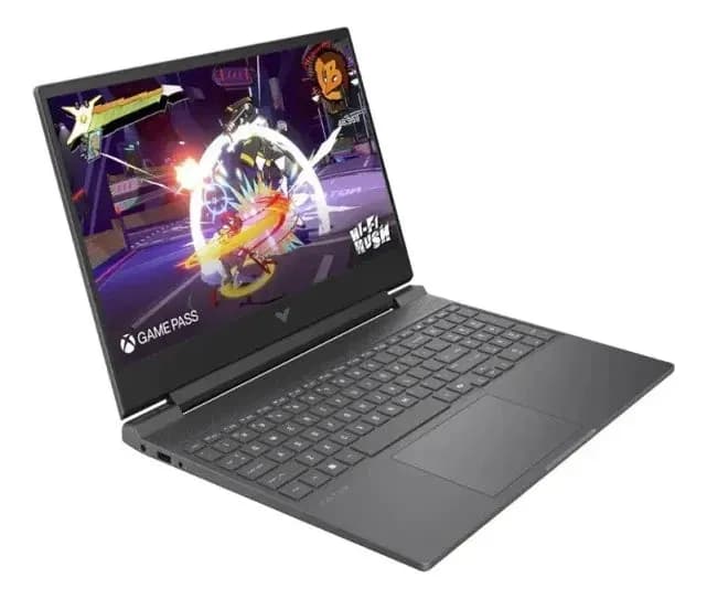 Ноутбук HP Victus 15-fb3093dx, AMD Ryzen 7 7445HS(up to 4.7GHz), 16GB DDR5, 1TB SSD NVMe M.2, 15.6" FHD IPS 144Hz, nVidia RTX4050 6GB, LAN Type-С HDMI WiFi BT Win 11, клав. с подсветкой ENG-RUS, графит
