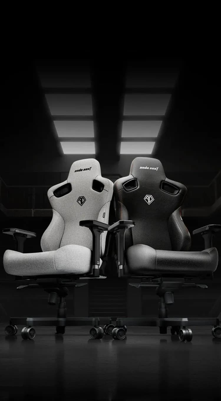 Gaming Chair AD12YDC-L-01-E-PV/C AndaSeat Kaiser 3 L BLUE 4D Armrest 65mm wheels PVC Leather