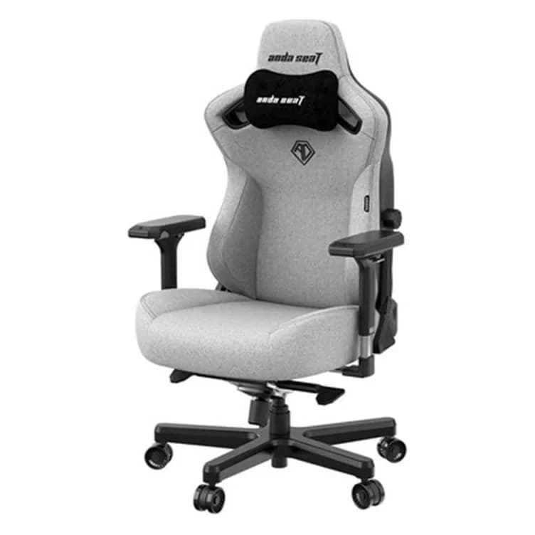 Кресло игровое AndaSeat Kaiser 3 L серый [AD12YDC-L-01-G-PV/F]