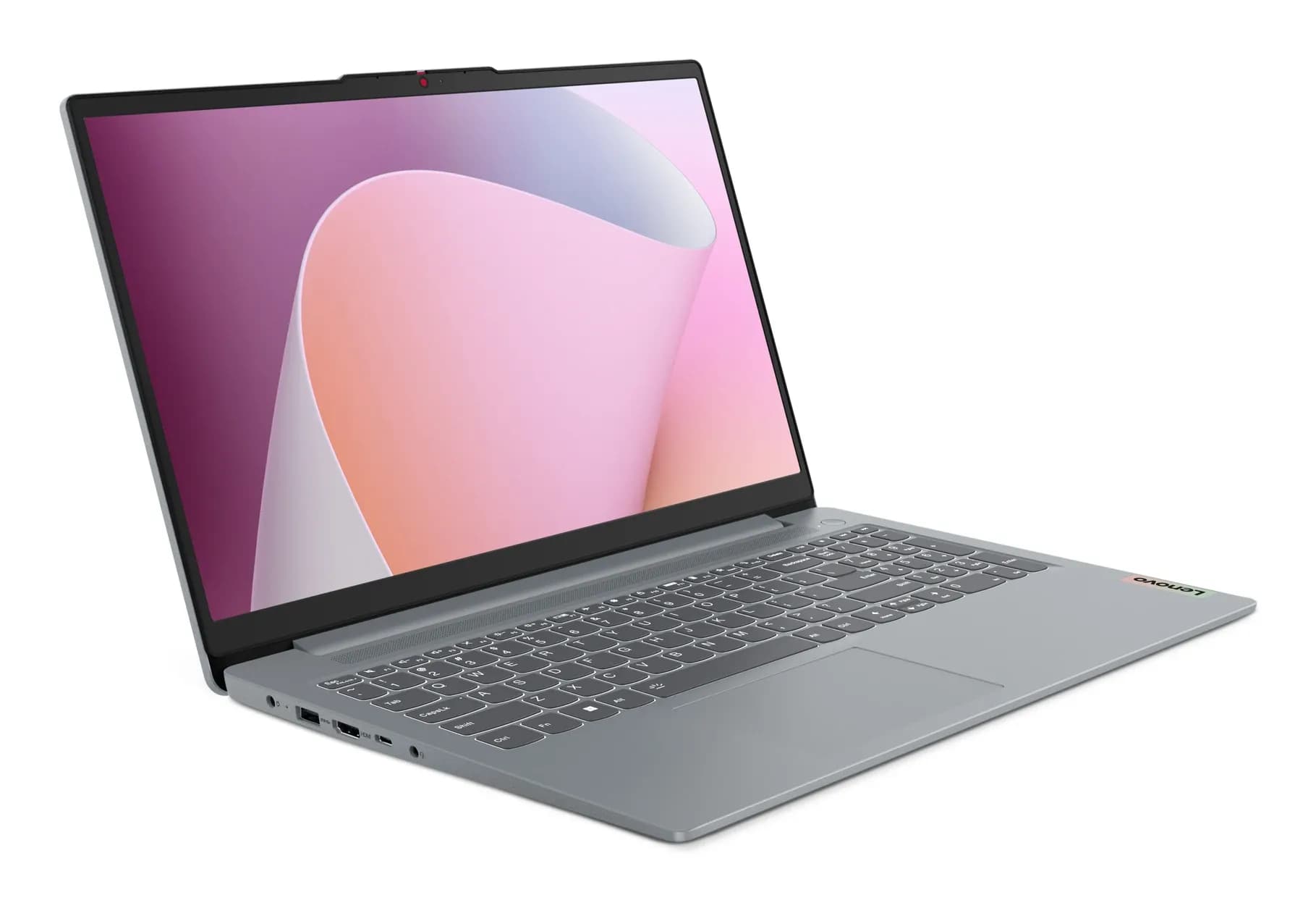 Ноутбук Lenovo IdeaPad Slim 3 15AMN8, AMD Ryzen 3 7320U (up to 4.10Ghz), 8GB DDR5, 1TB SSD PCIe NVMe M.2, Integrated AMD Radeon 610M Graphics, 15.6" FHD (1920x1080) IPS, WiFi6 BT5.1 Type-C DOS, ENG-RUS, арктический серый [82XQ00XLSA]