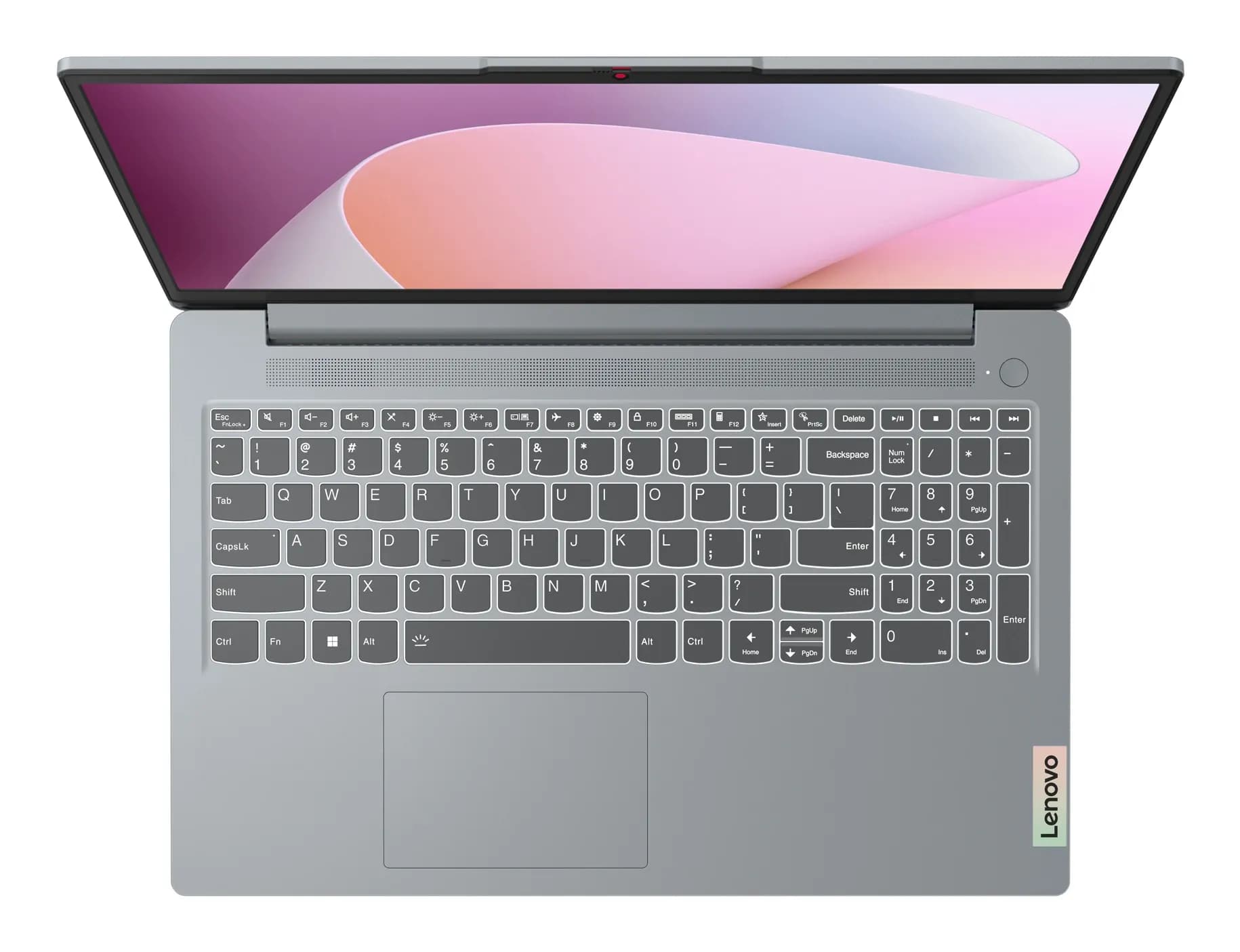 Ноутбук Lenovo IdeaPad Slim 3 15AMN8, AMD Ryzen 3 7320U (up to 4.10Ghz), 8GB DDR5, 1TB SSD PCIe NVMe M.2, Integrated AMD Radeon 610M Graphics, 15.6" FHD (1920x1080) IPS, WiFi6 BT5.1 Type-C DOS, ENG-RUS, арктический серый [82XQ00XLSA]