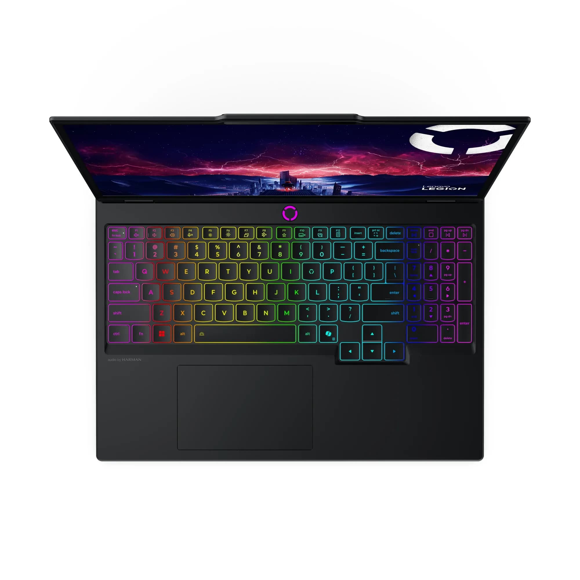 Ноутбук Lenovo Legion 5 15AKP10 AMD RyzenTM AI 7 350 (up to 5.00Ghz), 16GB DDR5, 1TB SSD m2 NVMe, 15.1" WQXGA (2560x1600) OLED 165Hz, RTX5070 8GB GDDR7, Type-C, HDMI, LAN, WF, BT, DOS, клав., с подсв. EN-RU, крышка металл., черный [83F1003CRK]