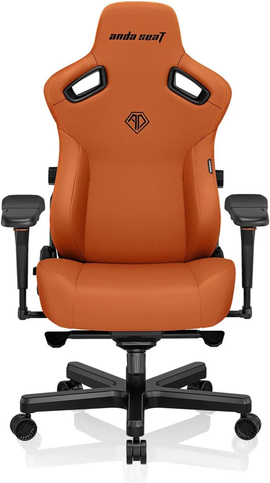Gaming Chair AD12YDC-L-01-O-PV/C AndaSeat Kaiser 3 L ORANGE 4D Armrest 65mm wheels PVC Leather