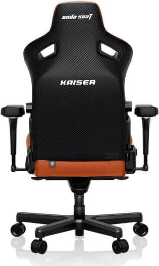 Gaming Chair AD12YDC-L-01-O-PV/C AndaSeat Kaiser 3 L ORANGE 4D Armrest 65mm wheels PVC Leather