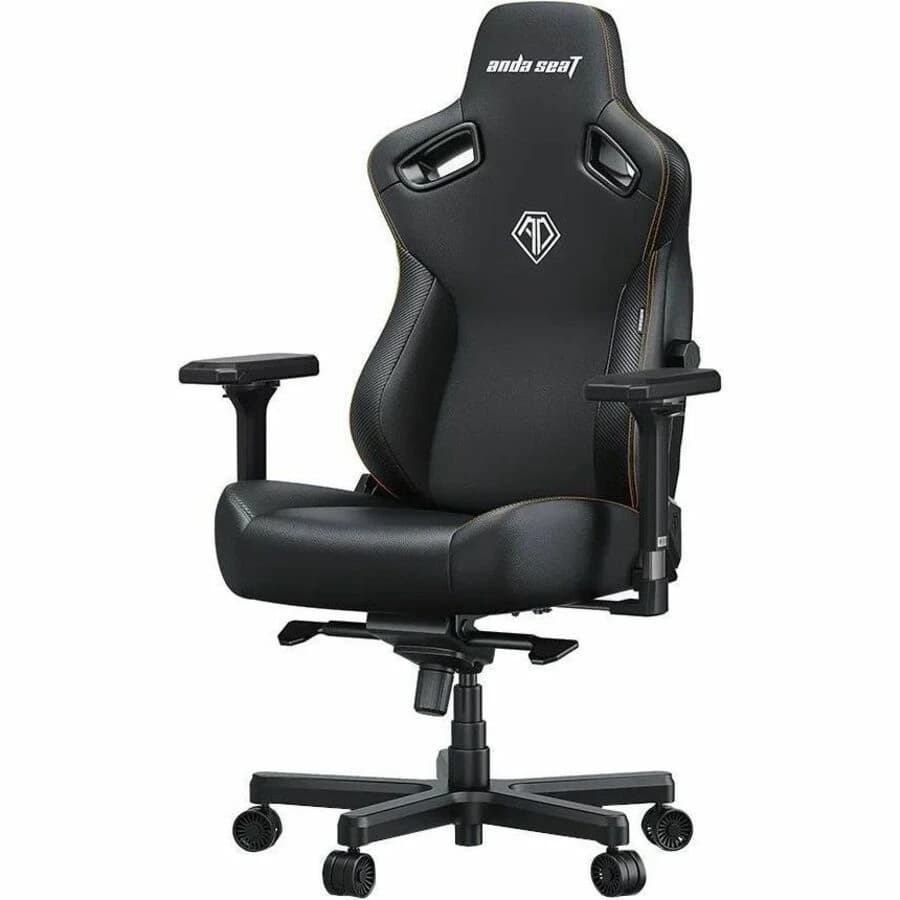 Gaming Chair AD12YDC-XL-01-B-PV/C AndaSeat Kaiser 3 XL BLACK 4D Armrest 65mm wheels PVC Leather