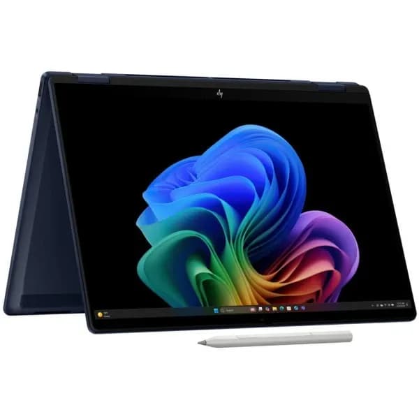 Ноутбук HP OmniBook X Flip Copilot+PC, Ultra 5-226V (up to 4.50Ghz), 16GB, 512GB SSD, Intel Arc 130V GPU (8GB), 14”2K(1920X1200)IPS Touch, Bcklit WiFi BT W11H, ENG, темно-синий [B5UJ1UA#ABA]