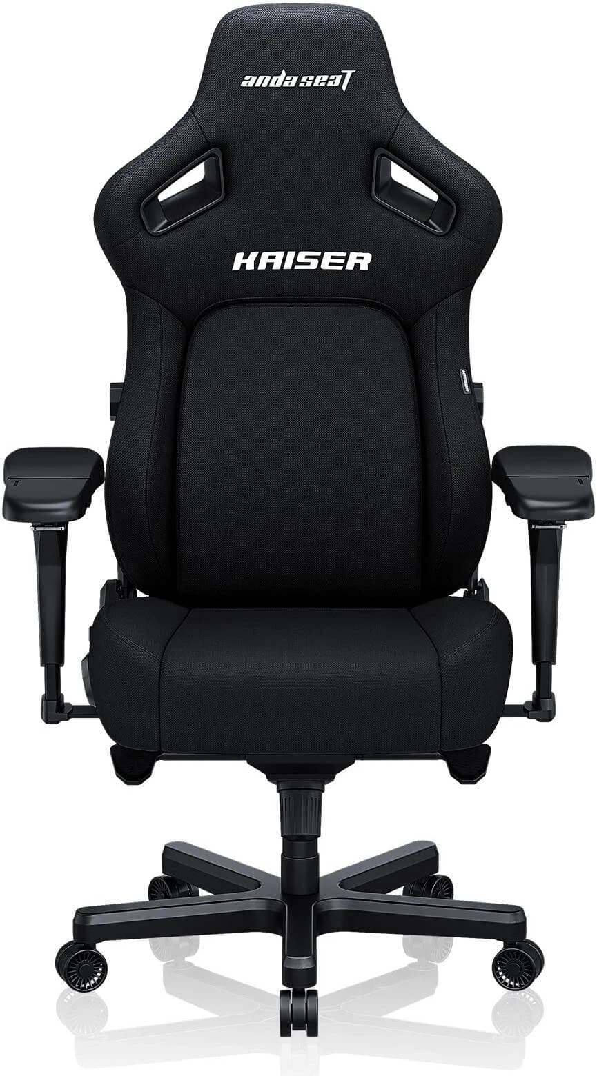 Gaming Chair AD12YDDC-L-20-B-CF AndaSeat Kaiser 4 L BLACK 5D Armrest 65mm wheels PVC Fabric